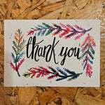 Plantable Wildflower Cards - Thank You, Feathers