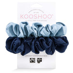 Scrunchies - Blues - 2 Pack