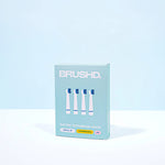 Brushd Electric Tooth Brush Heads - Oral B Compatible - 4 Pack Charcoal Bristles