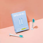 Brushd Electric Tooth Brush Heads - Philips Sonicare Compatible - 2 Pack Regular Bristles