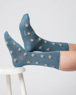 Thought Organic Cotton - Misty Blue Duck - Size 7 - 11