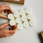 Soy Wax Refillable Tealights - Unscented