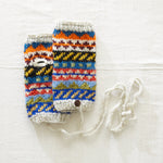 Wool Fingerless Gloves - Cream
