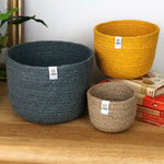 Jute Tall Basket Set - Beach