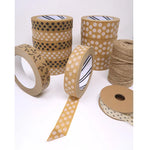 Paper Tape 24mm - White Polka Dot