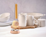 Silicone Handle Dish-Brush Yellow