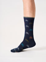 Thought Bamboo Socks - Multi Bike - Size 7 - 11