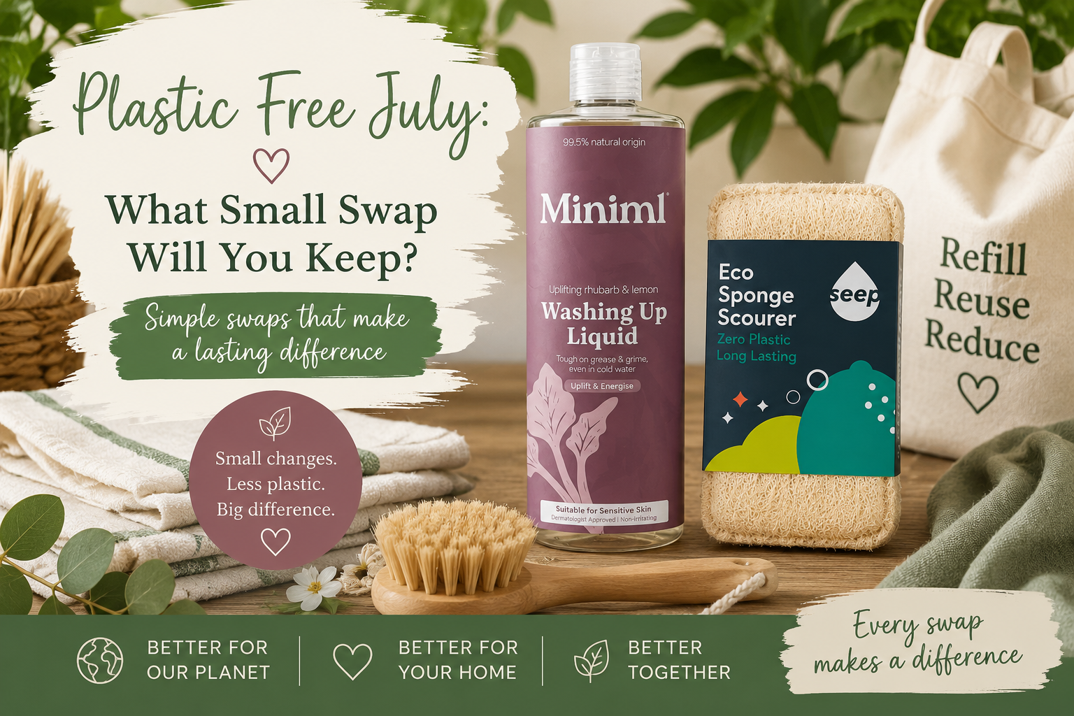 Plastic Free July: What Small Swap Will You Keep?