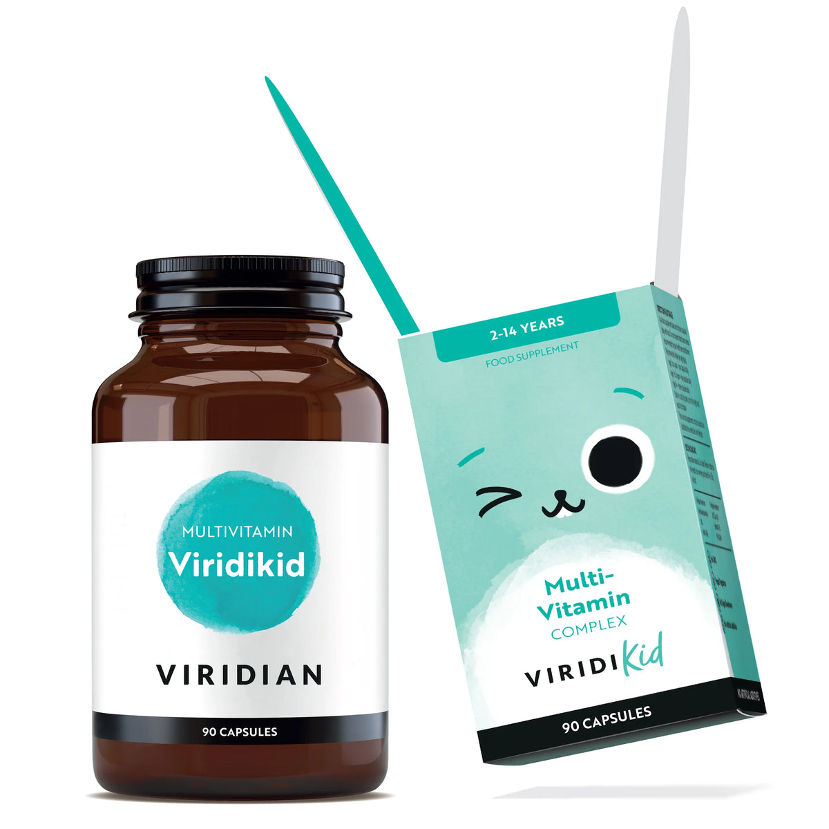 Viridian ViridiKid Multivitamin 90 Veg Caps