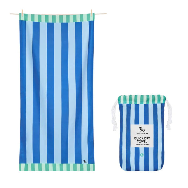 Dock & Bay Large Beach Towel - Blue Sky