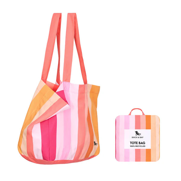 Dock & Bay Foldable Bag - Miami Sorbet