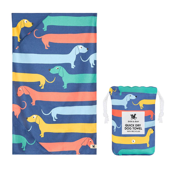 Dog & Bay Dog Towel - Go Long - Medium