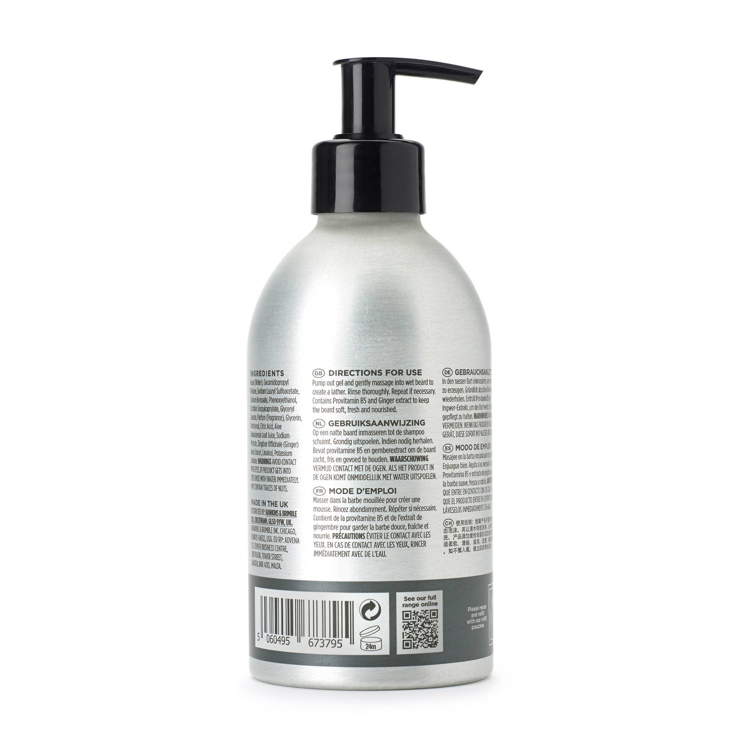 Beard Shampoo Eco-Refillable 300ml