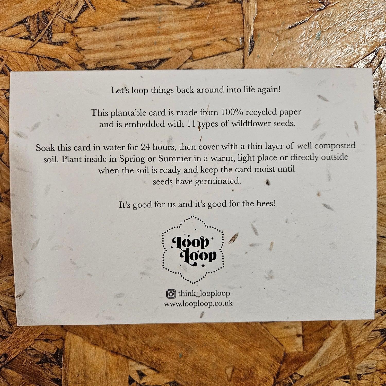 Plantable Wildflower Cards - Congratulations