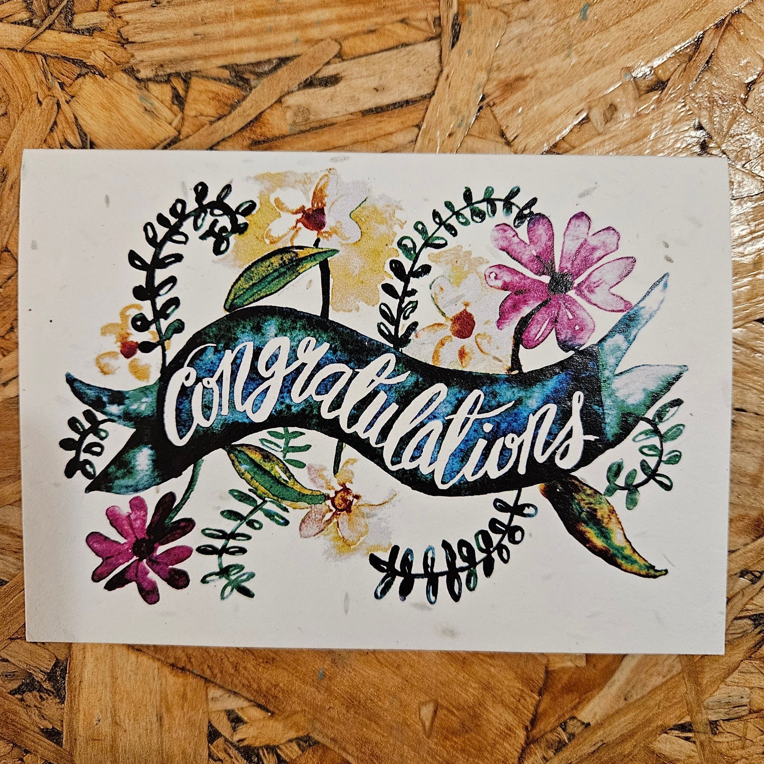 Plantable Wildflower Cards - Congratulations