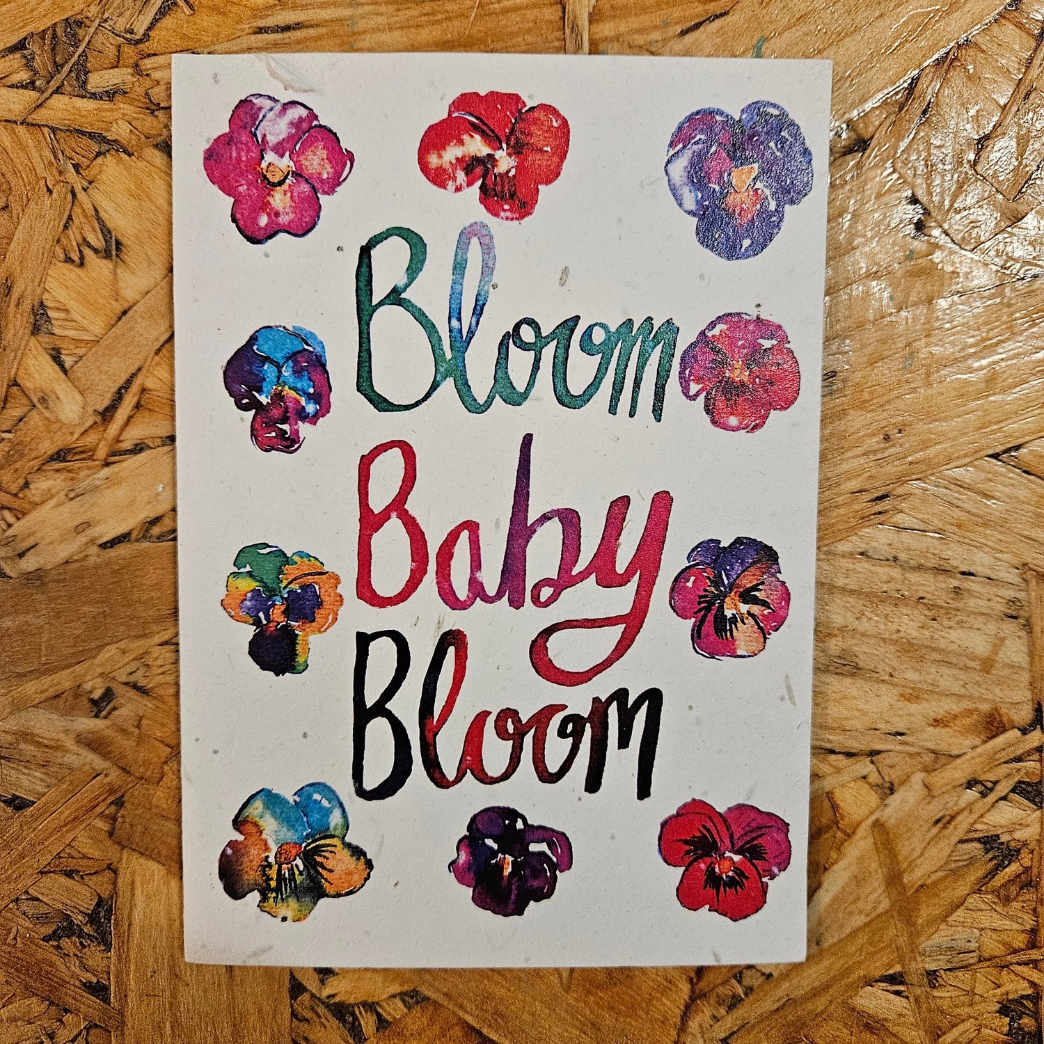 Plantable Wildflower Cards - Bloom Baby Bloom