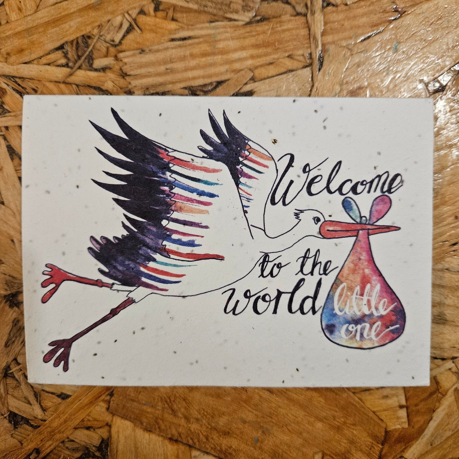 Plantable Wildflower Cards - Welcome to the World