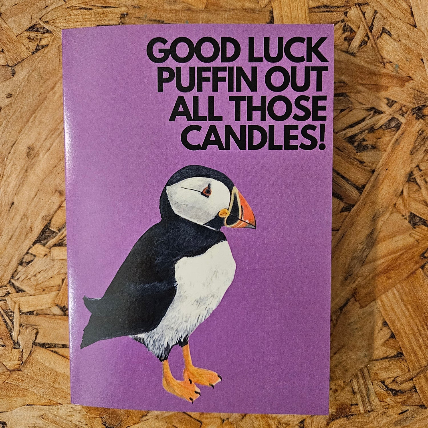 Cards - Good Luck Puffin Out All Those Candles