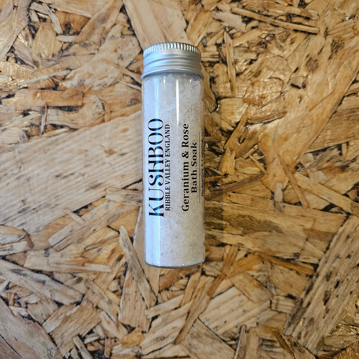 Bath Salts Shot - Geranium & Rose - 60g