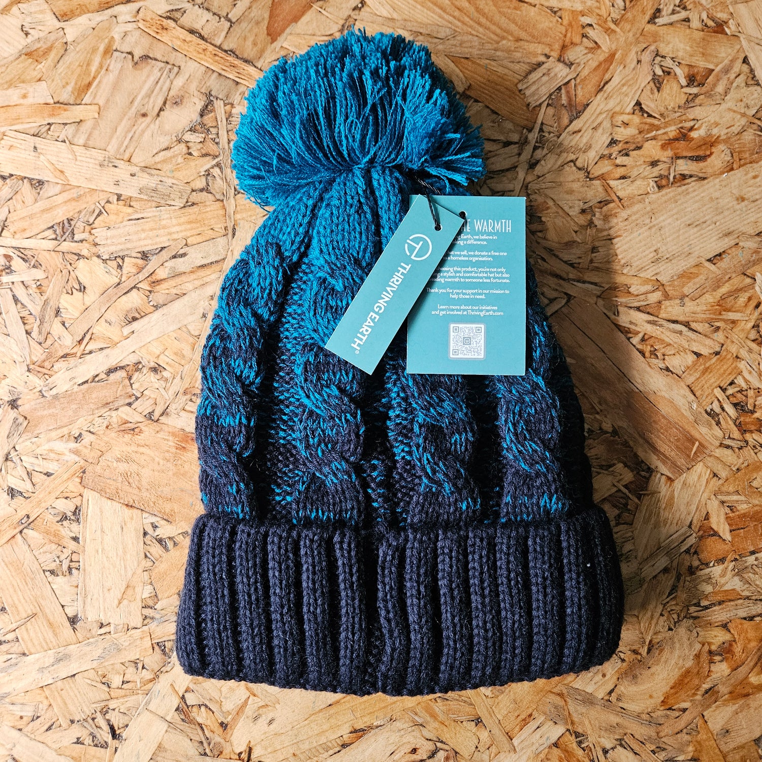 Warm Hat - Blue/Black