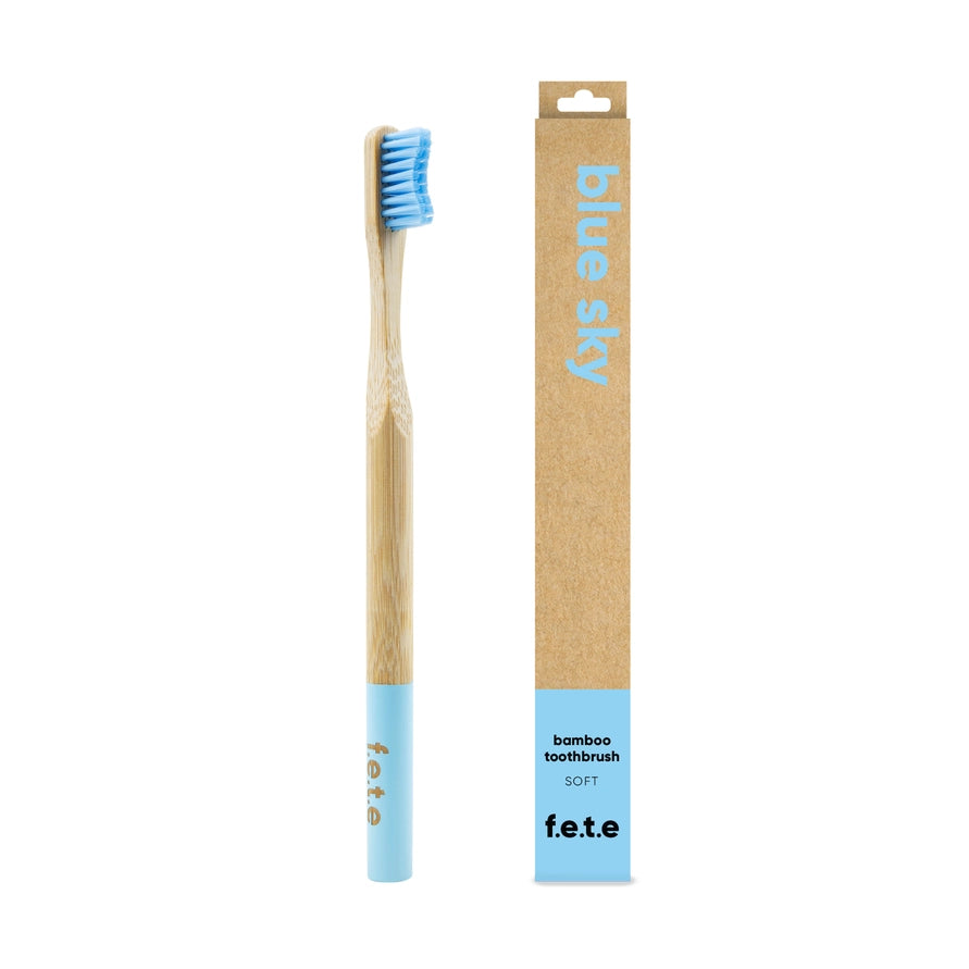 F.E.T.E Baboo Toothbrush - Soft Blue