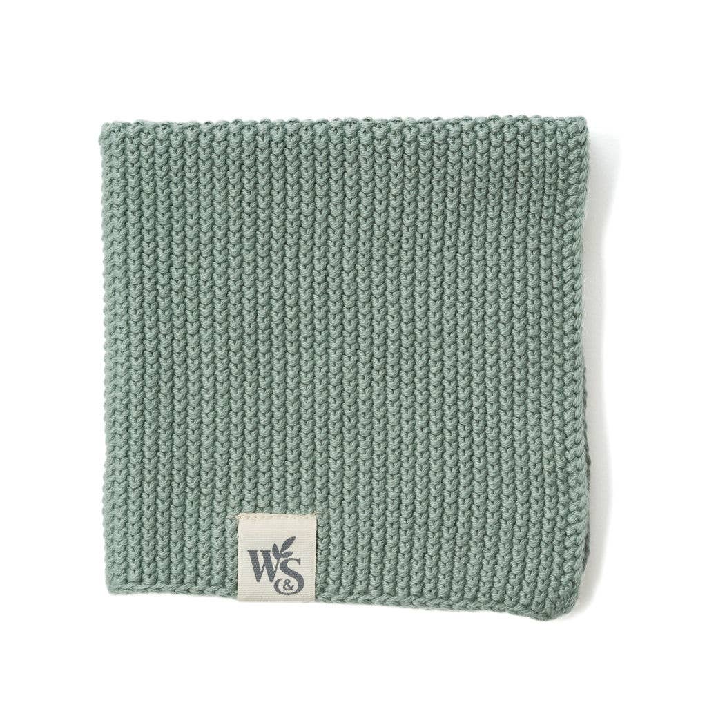 Dish Cloths - 100% Organic Cotton - Moss Green