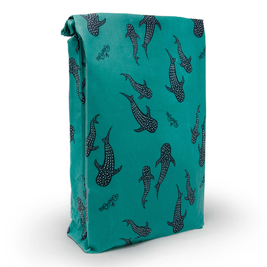 Beeswax Bread Bag - Whale Shark