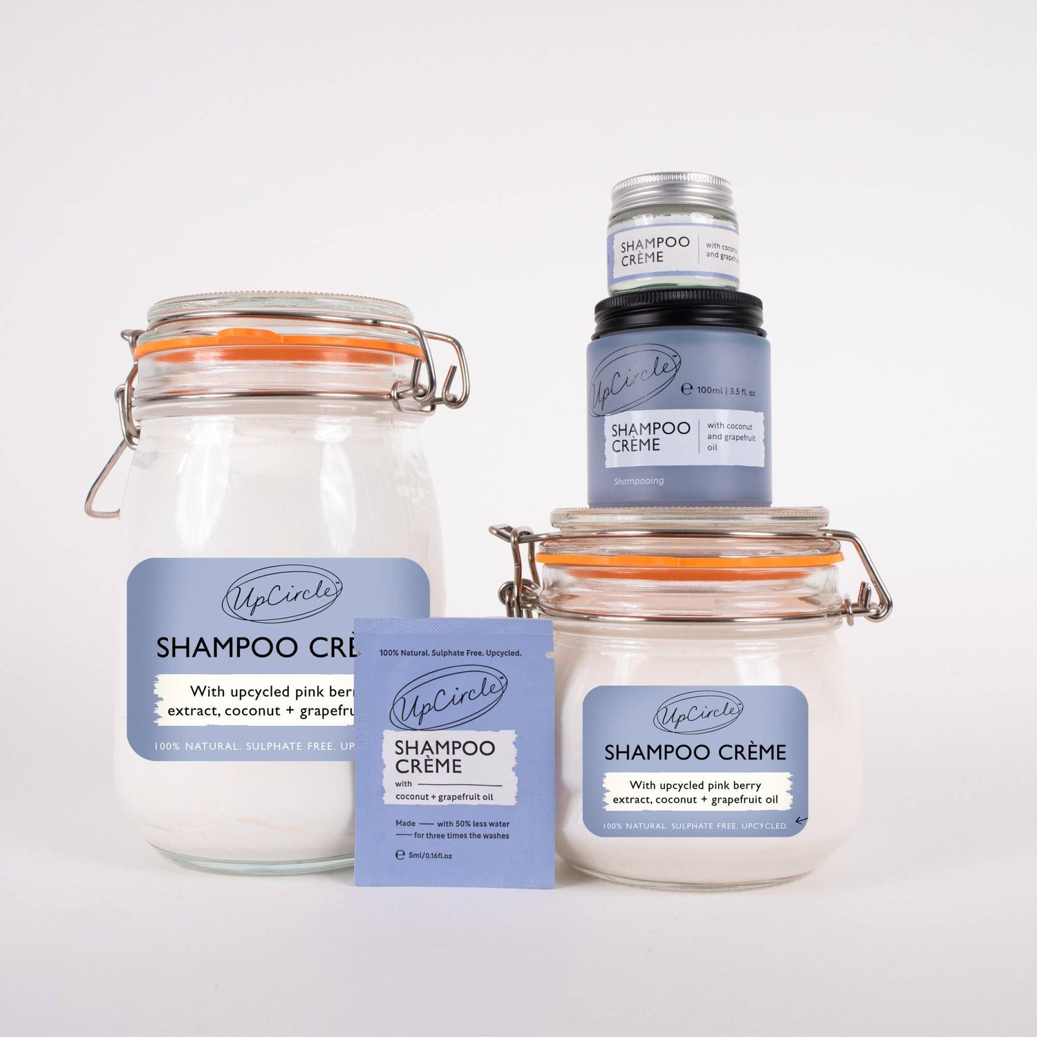 UpCircle Shampoo Crème with Coconut + Rosemary Oil 100ml