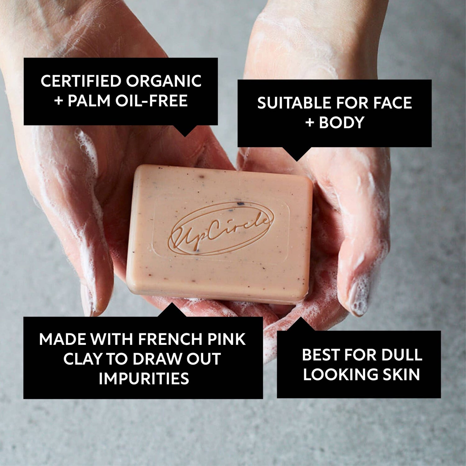 UpCircle Cleansing Soap Bar - Cinnamon & Ginger