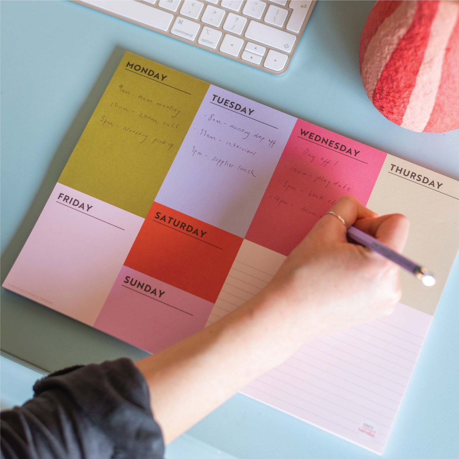 Good Tuesday A4 Weekly Planner Pad | Block My Life