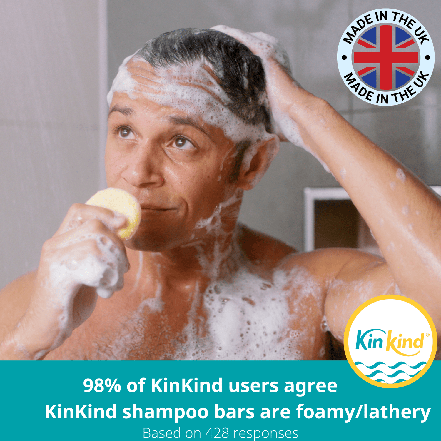KinKind ENERGISE me! 2in1 Shampoo & BodyWash bar