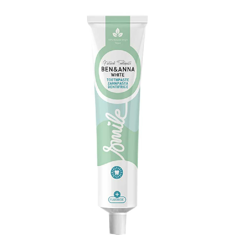 Ben & Anna Organic White Toothpaste with Fluoride