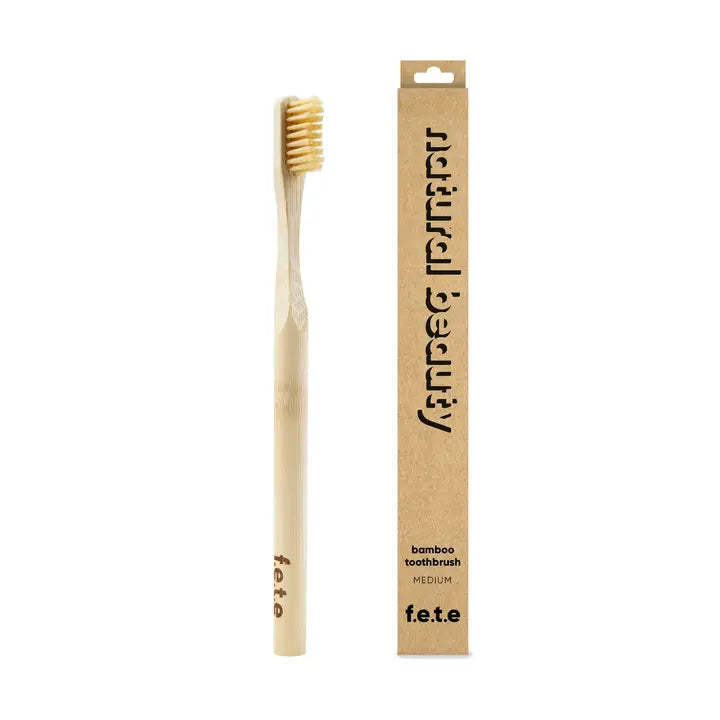 F.E.T.E Baboo Toothbrush - Natural Medium