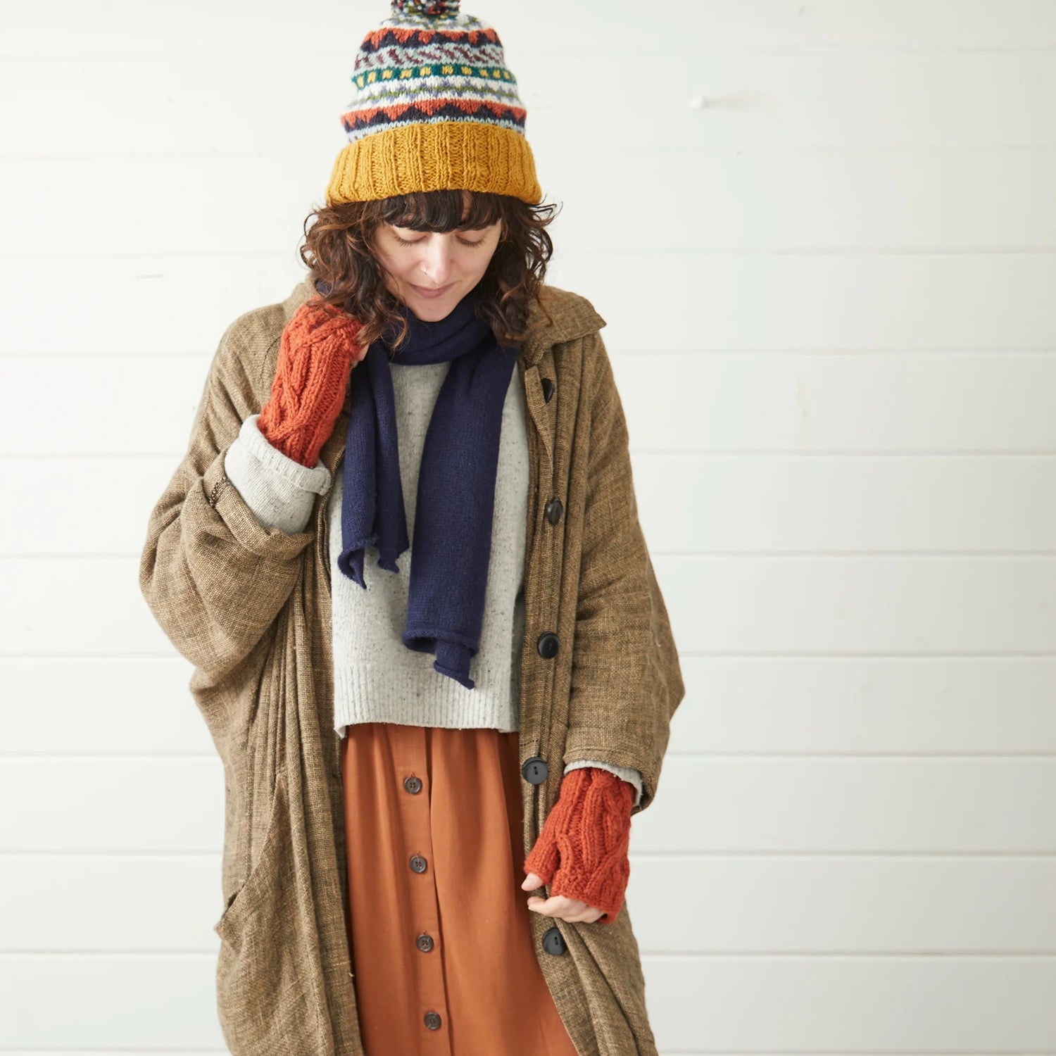 Wool Hat Unlined - Mustard Yellow