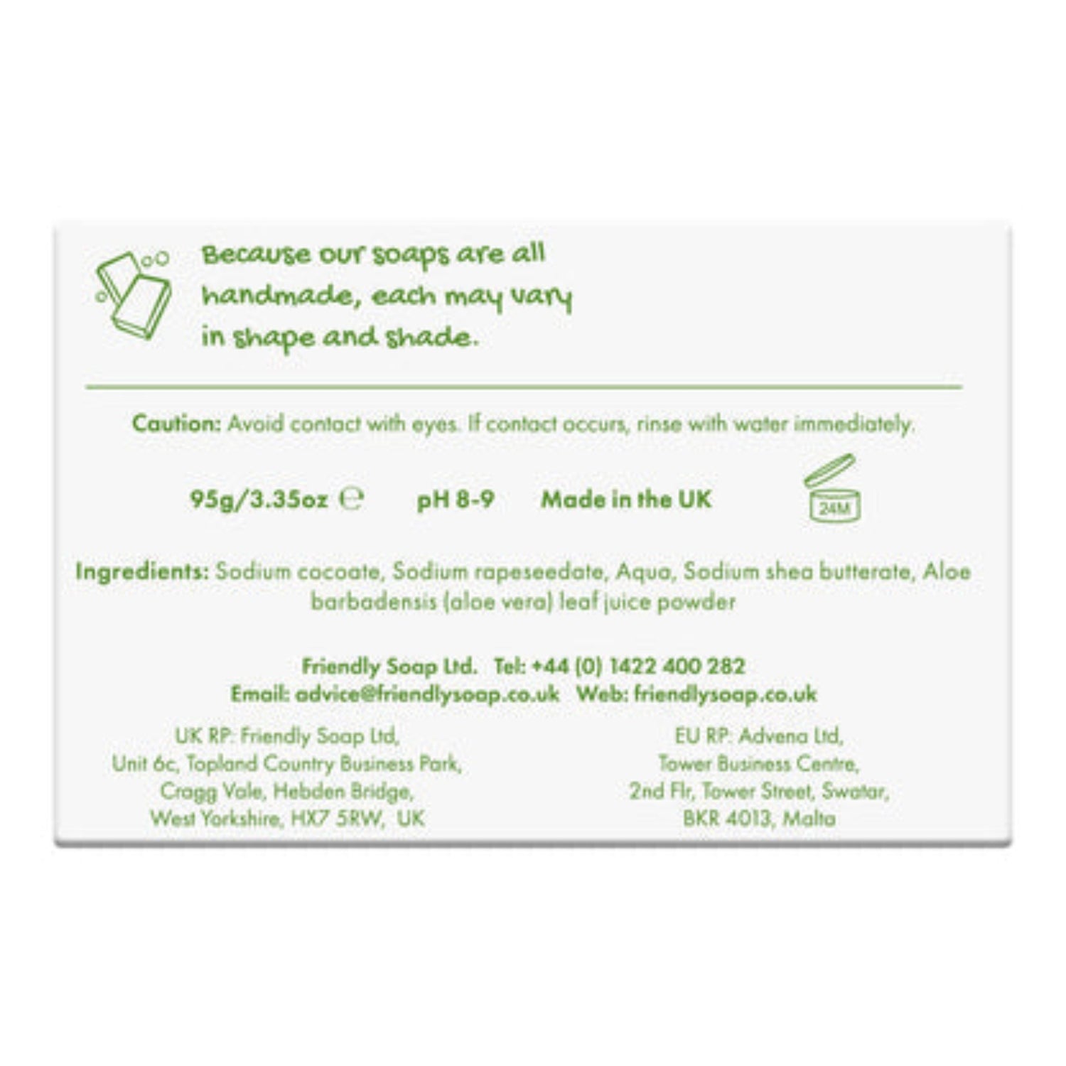 Friendly Soap - Aloe Vera, Fragrance Free