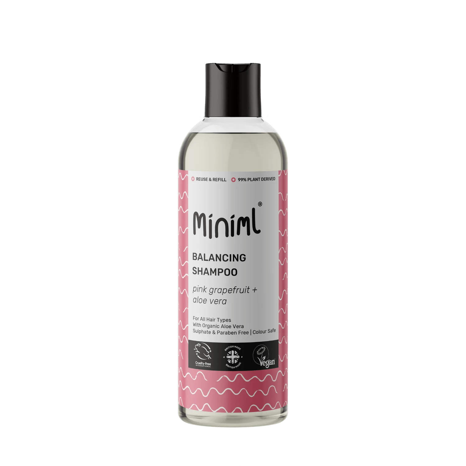 Miniml Shampoo - Pink Grapefruit & Aloe Vera - 500ml