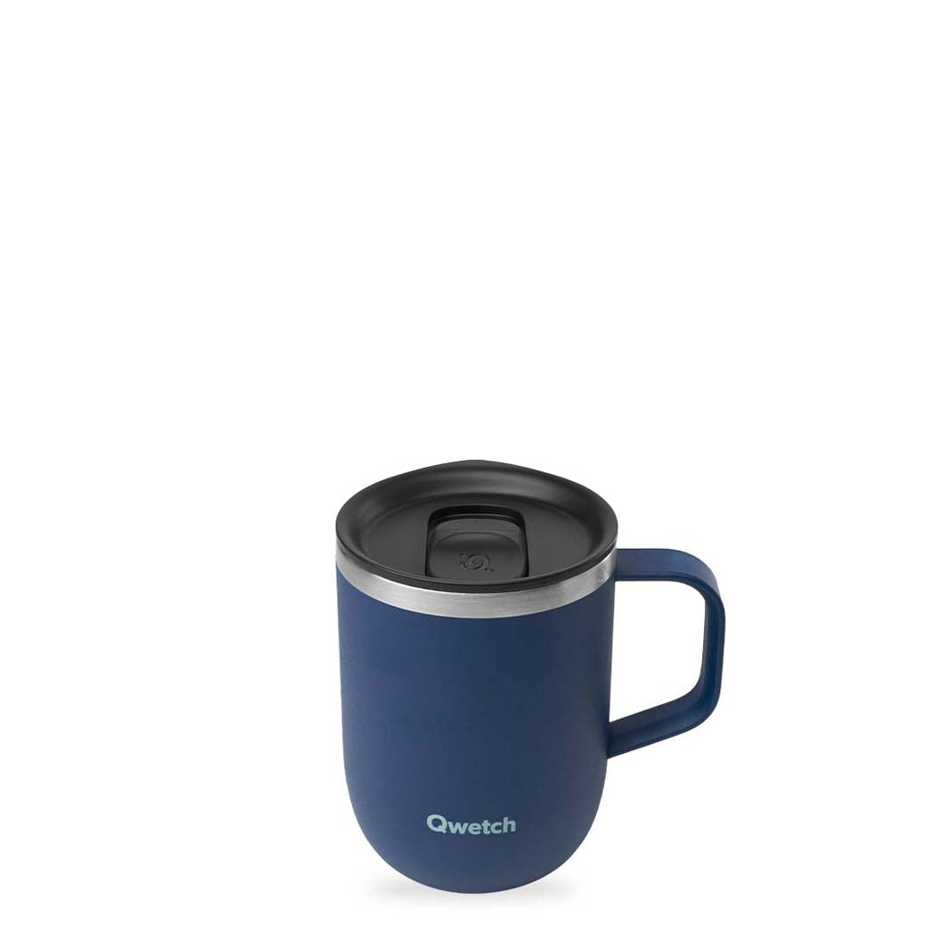 Qwetch Insulated Stainless Steel Mug 350ml - Granite Blue