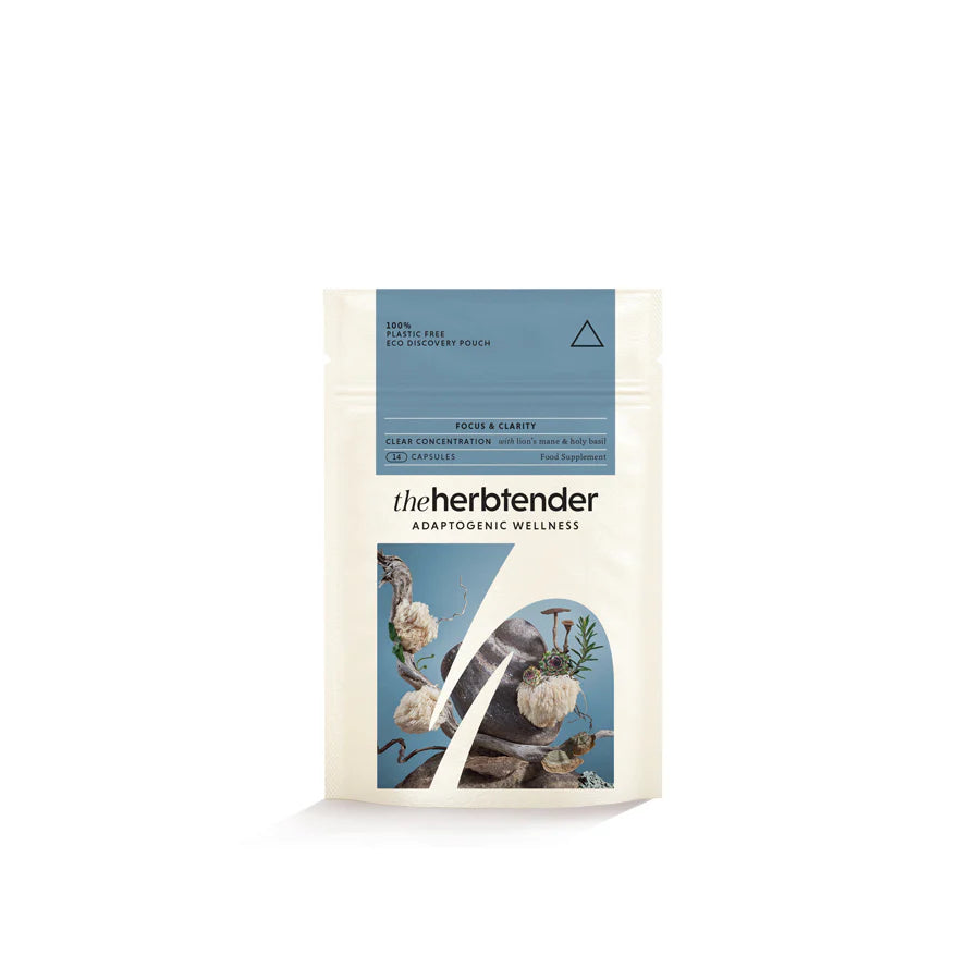 The Herbtender Focus & Clarity - 14 Capsule Discovery Pouch