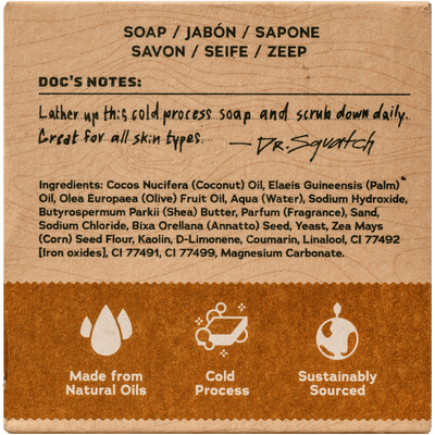 Dr Squatch Soap - Wood Barrel Bourbon
