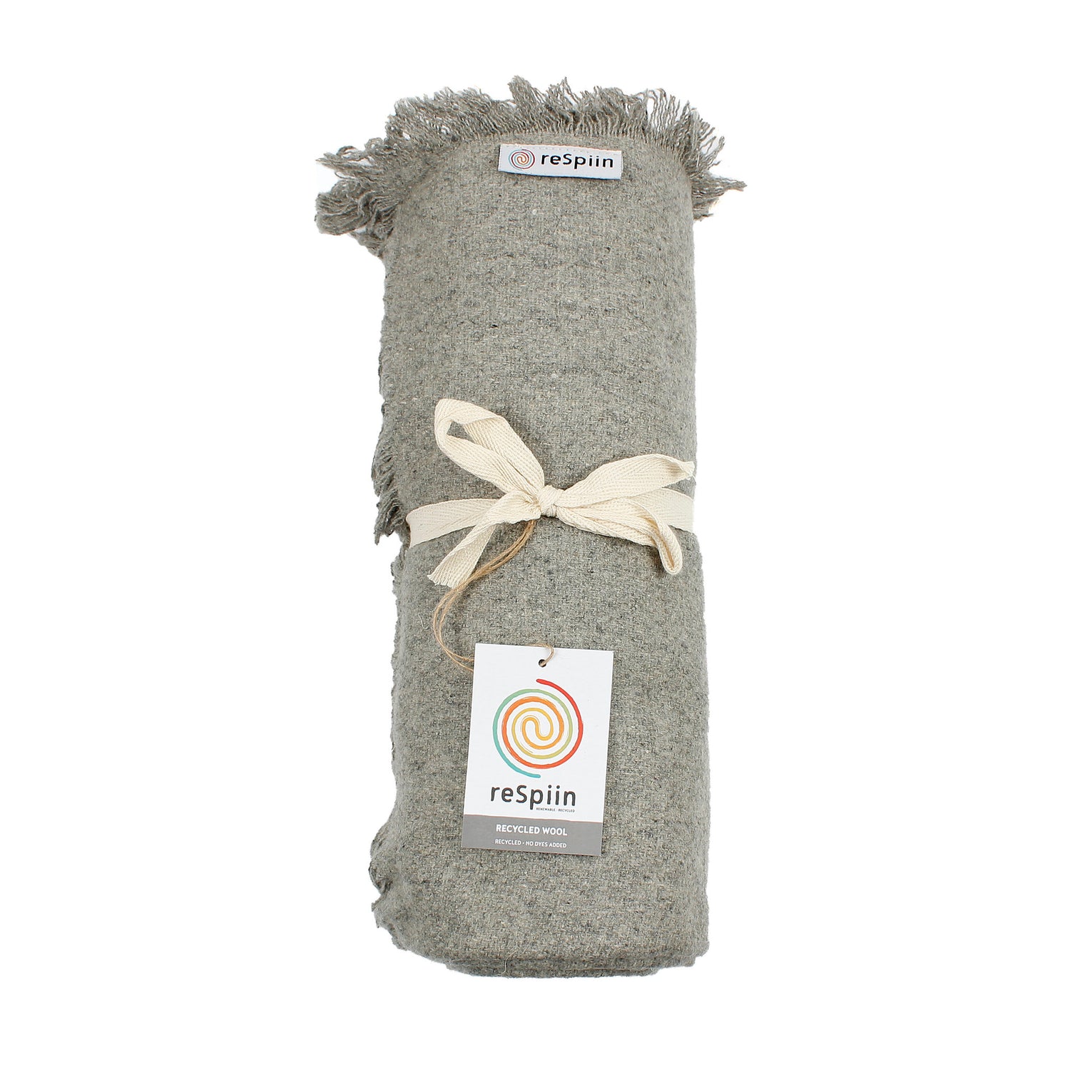 Recycled Wool Blanket/Throw - Grey