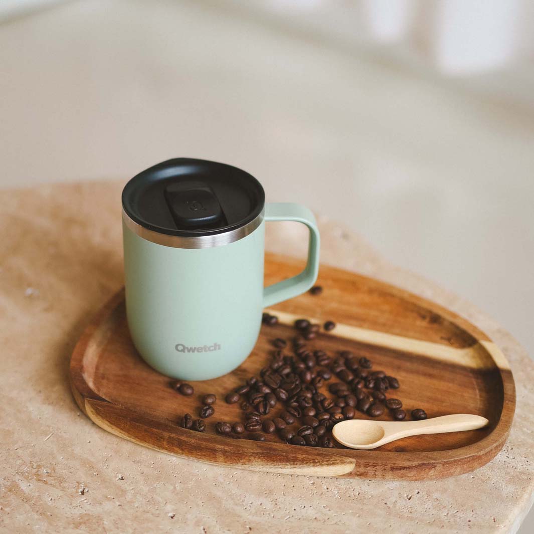 Qwetch Insulated Stainless Steel Mug 350ml - Linden