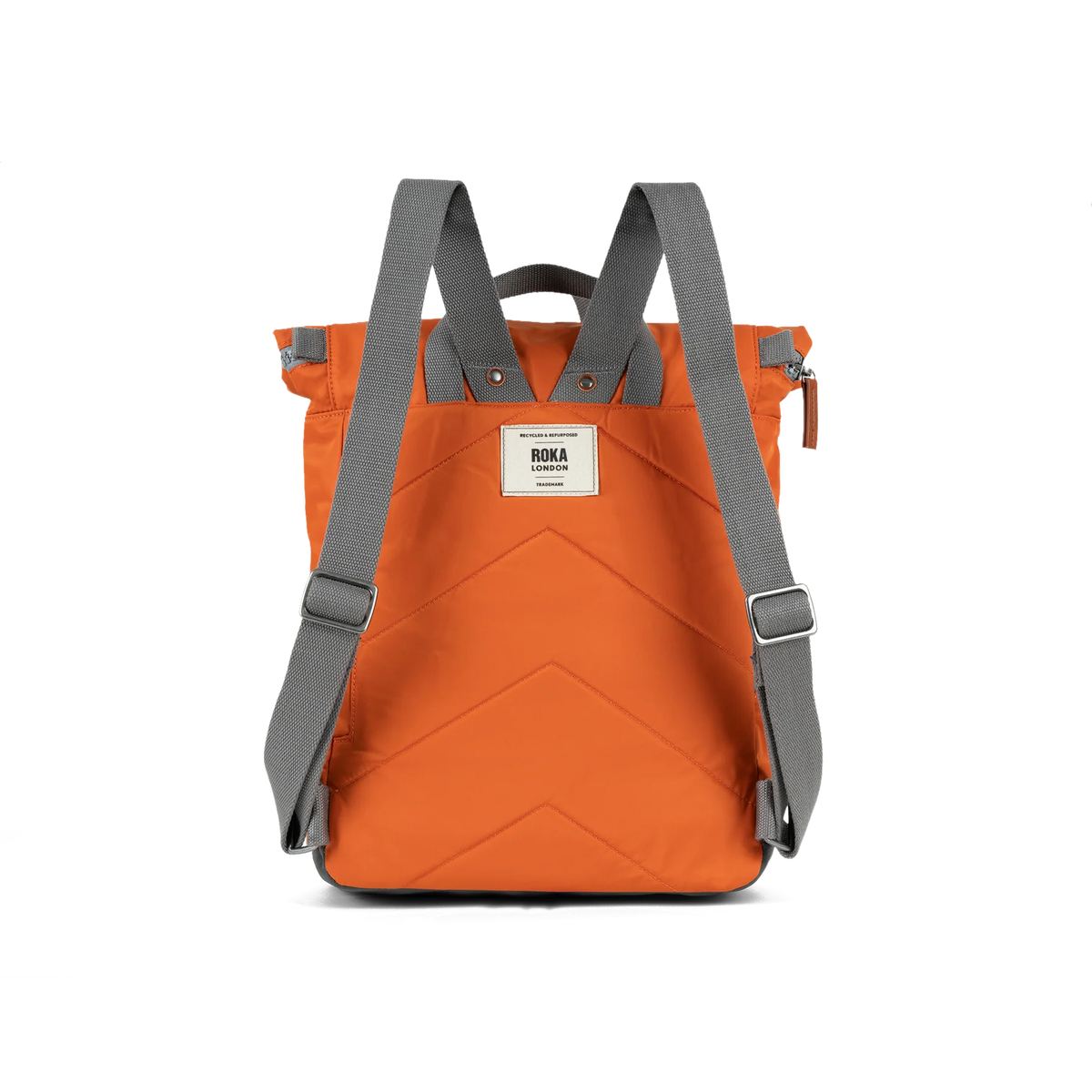 ROKA Canfield Medium Roll Top Backpack | Burnt Orange