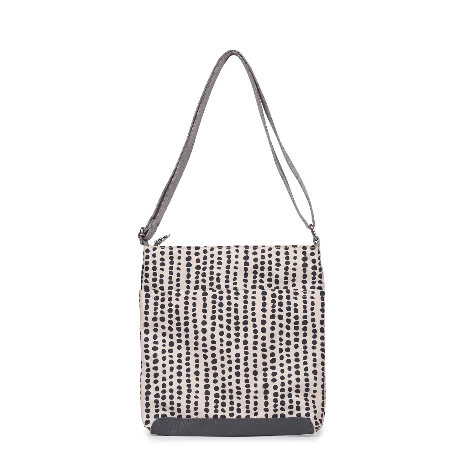 ROKA Kennington Crossbody Bag – Linear Dot | Recycled Nylon