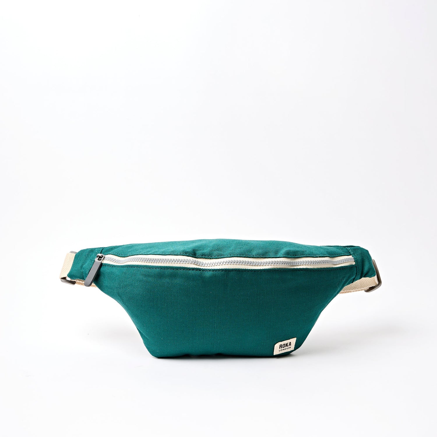 ROKA Mill Hill Crossbody Bag - Teal Cotton Canvas