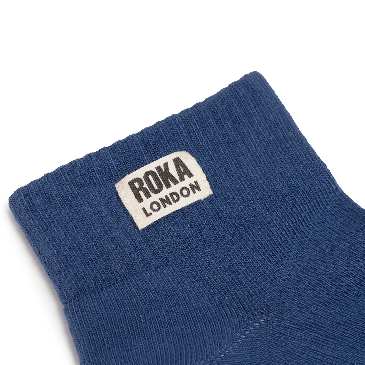ROKA Wembley Ankle Socks - Coastal Blue - Size UK 6-12