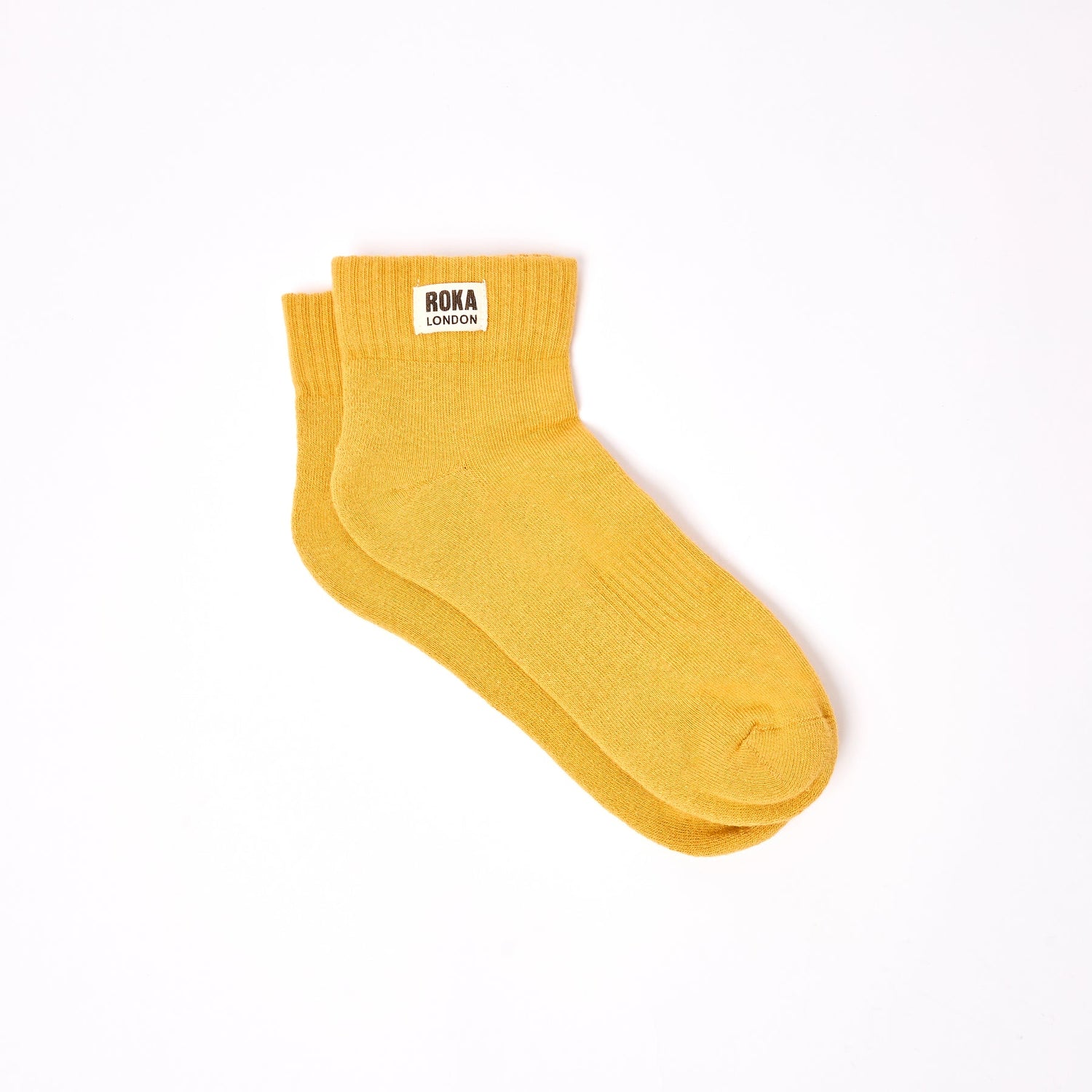ROKA Wembley Ankle Socks - Corn - Size UK 6-12