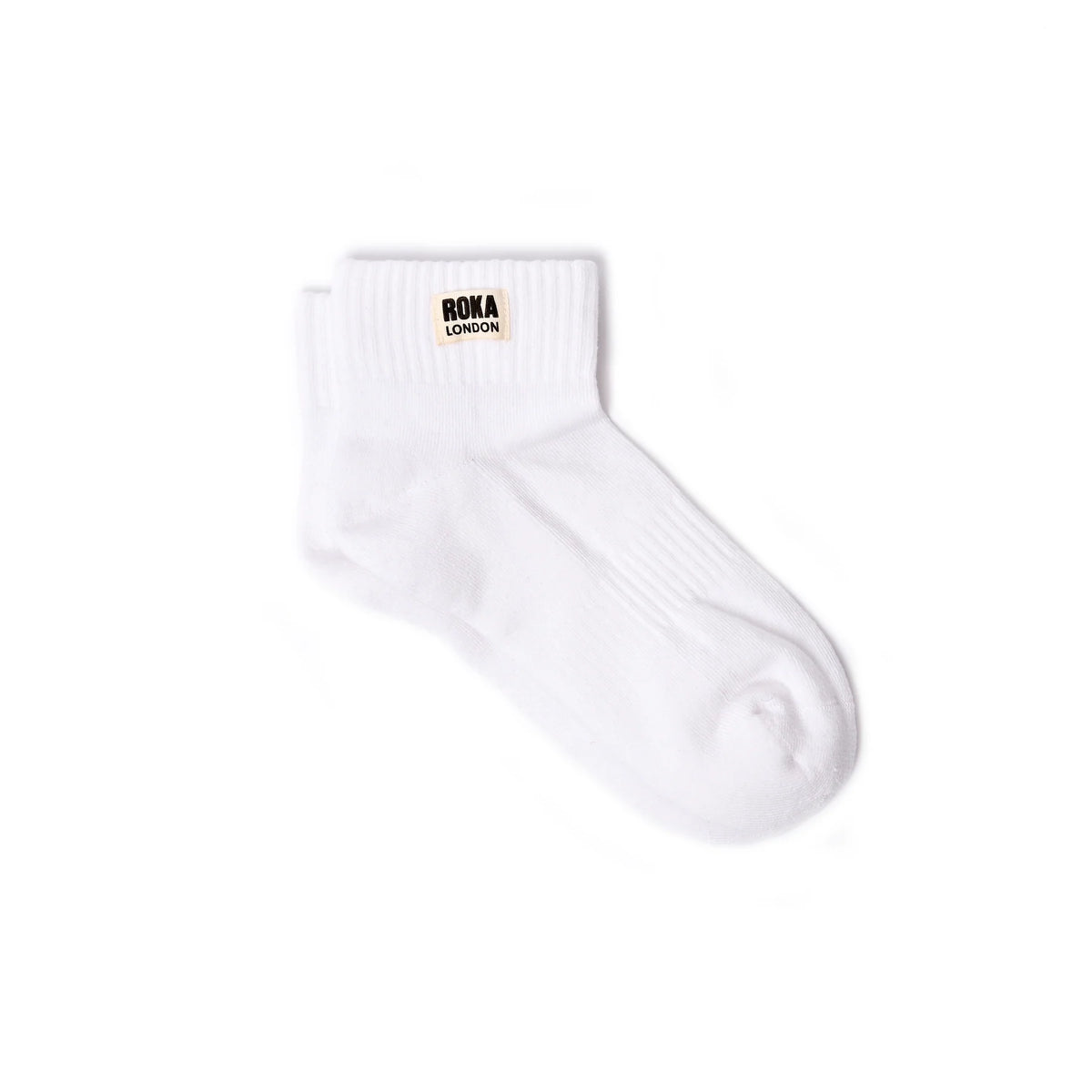 ROKA Wembley Ankle Socks -Off White - Size UK 3-8