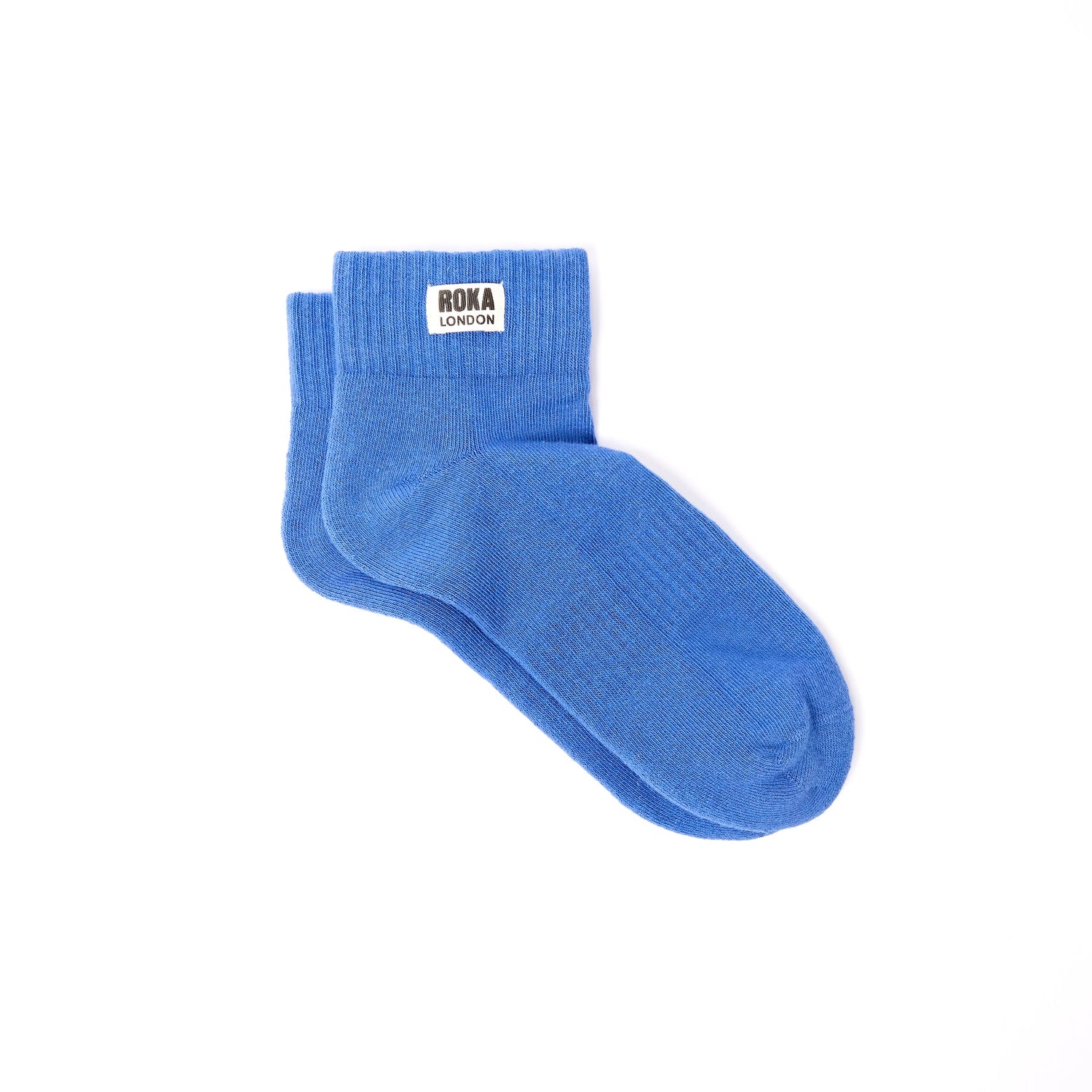 ROKA Wembley Ankle Socks - Malibu Blue - Size UK 3-8