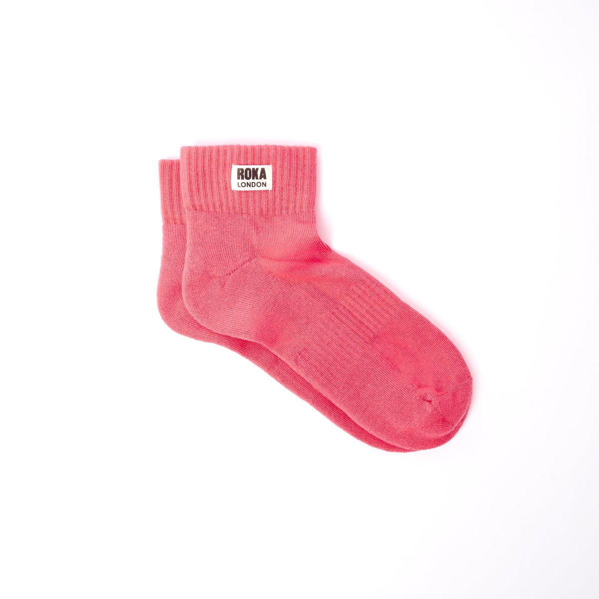 ROKA Wembley Ankle Socks -Sugar Coral - Size UK 3-8
