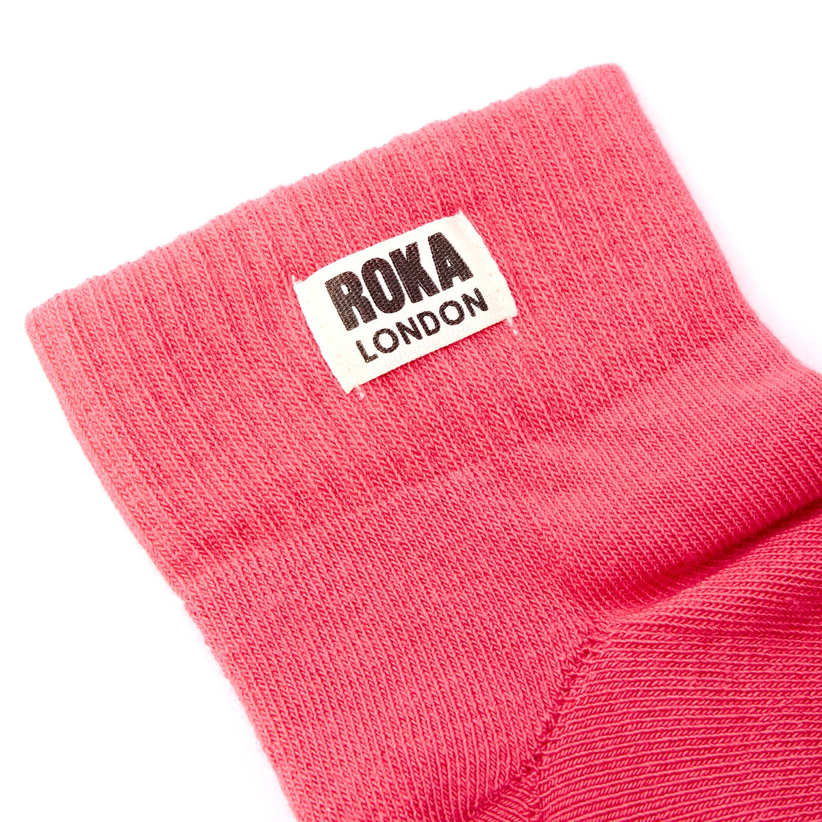 ROKA Wembley Ankle Socks -Sugar Coral - Size UK 3-8